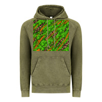 Vintage Olive distressed shamrock and leopard Vintage Hoodie - RanaPortraitStore