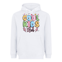 White cool kids club Heavyweight Hoodie - MaliasSmallBusiness