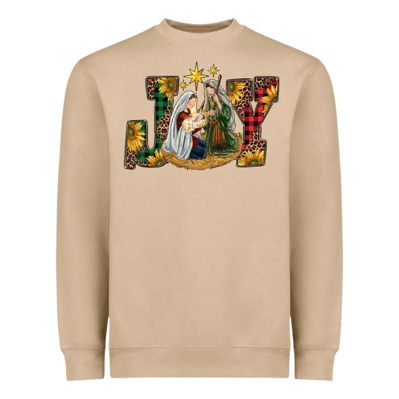 Joy Holy Family Heavyweight Sweatshirt by RanaPortraitStore | Teevron