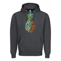 Smoke pineapple leopar turquoise serape summer Zipper Hoodie - Artiststas