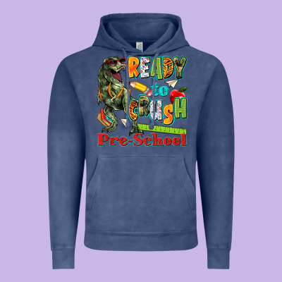 Ready To Crush Pre School Vintage Hoodie Designed By Texasbilliewilder