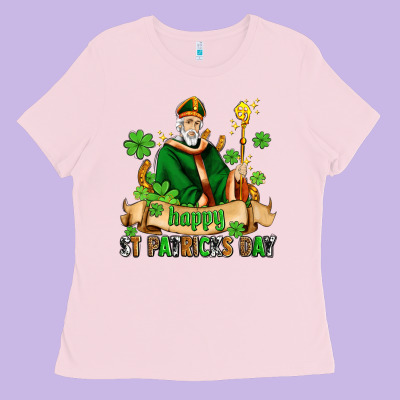 Happy St Patricks Day With St Patricks Ladies Tee Designed By Adodesignshop