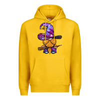 Lemon witch gnome with broom Premium Hoodie - BundleAndBundleShop