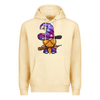 Pina Colada witch gnome with broom Premium Hoodie - BundleAndBundleShop