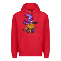 Red witch gnome with broom Premium Hoodie - BundleAndBundleShop