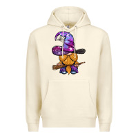 Sandshell witch gnome with broom Premium Hoodie - BundleAndBundleShop