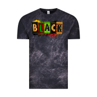 Cloud Black Black juneteenth Vintage Tee - Zillion Design Studio