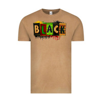 Vintage Camel Black juneteenth Vintage Tee - Zillion Design Studio