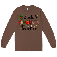 Chestnut santas favourite teacher Long Sleeve Tee - AdoDesignShop
