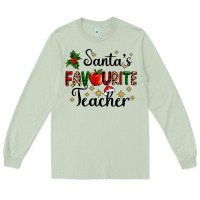 Matcha santas favourite teacher Long Sleeve Tee - AdoDesignShop