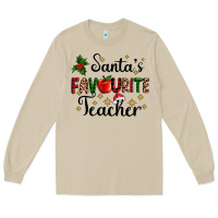 Mushroom santas favourite teacher Long Sleeve Tee - AdoDesignShop