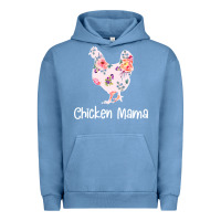 Pigment Pebble Blue Chicken Mama Urban Hoodie - Bettercallsaul
