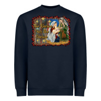 Navy jesus is the reason for the season Heavyweight Sweatshirt - RanaPortraitStore