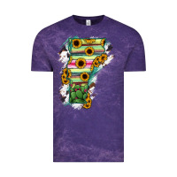 Cloud Purple Vermont State Map Vintage Tee - RanaPortraitStore