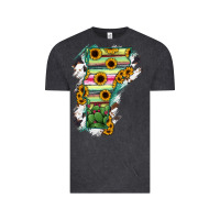 Vintage Black Vermont State Map Vintage Tee - RanaPortraitStore
