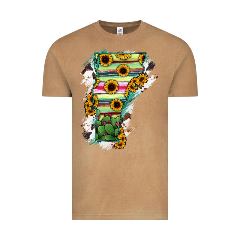 Vermont State Map Vintage Tee by RanaPortraitStore | Teevron