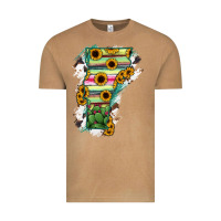 Vintage Camel Vermont State Map Vintage Tee - RanaPortraitStore