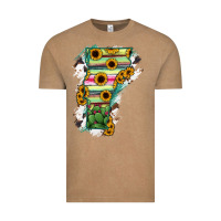 Vintage Coffee Vermont State Map Vintage Tee - RanaPortraitStore
