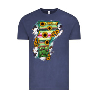 Vintage Denim Vermont State Map Vintage Tee - RanaPortraitStore