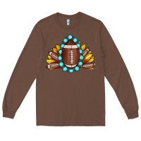 Chestnut football gemstone sunflower Long Sleeve Tee - JahusDesignShop