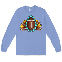 Colony Blue football gemstone sunflower Long Sleeve Tee - JahusDesignShop