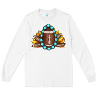 White football gemstone sunflower Long Sleeve Tee - JahusDesignShop