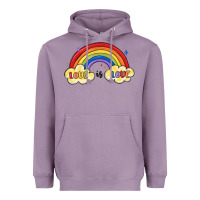 Lavender love is love lgbtq Heavyweight Hoodie - MaliasSmallBusiness
