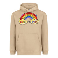 Mushroom love is love lgbtq Heavyweight Hoodie - MaliasSmallBusiness