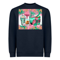 Navy certified nursing assistant coffee cups Heavyweight Sweatshirt - Zillion Design Studio