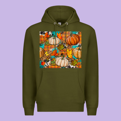 Fall Pumpkin Tumbler Premium Hoodie Designed By Bundleandbundleshop