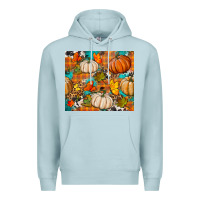 Blue Mist fall pumpkin tumbler Premium Hoodie - BundleAndBundleShop