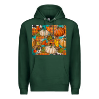 Sports Green fall pumpkin tumbler Premium Hoodie - BundleAndBundleShop
