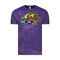 Cloud Purple Virginia State Map Vintage Tee - RanaPortraitStore