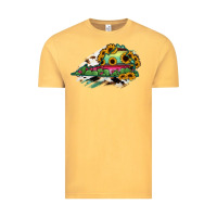 Vintage Mustard Virginia State Map Vintage Tee - RanaPortraitStore