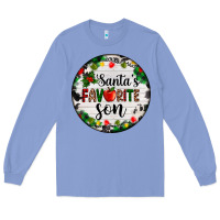 Colony Blue christmas  cookie and light santas favorite   son Long Sleeve Tee - AdoDesignShop