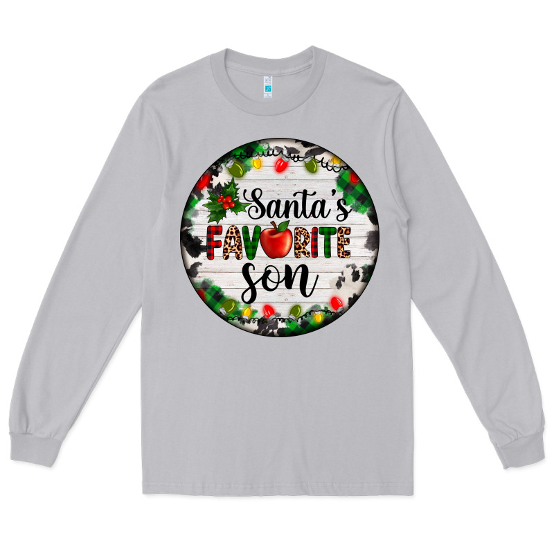 Christmas  Cookie And Light Santas Favorite   Son Long Sleeve Tee by AdoDesignShop | Teevron