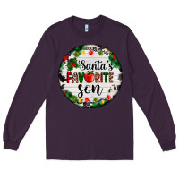 Plum christmas  cookie and light santas favorite   son Long Sleeve Tee - AdoDesignShop