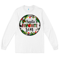 White christmas  cookie and light santas favorite   son Long Sleeve Tee - AdoDesignShop