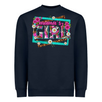 Navy mamas girl Heavyweight Sweatshirt - texasbilliewilder