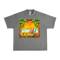 Tornado sunset beach Urban Heavy Tee - BarkalooDesign