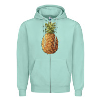 Seafoam pineapple Zipper Hoodie - Artiststas