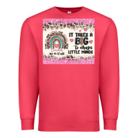 Cardinal it takes a big to shape little minds Premium Sweatshirt - MaliasSmallBusiness