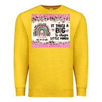 Lemon it takes a big to shape little minds Premium Sweatshirt - MaliasSmallBusiness