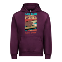 Mauve Wine Any man can be a father But it take someone special to be a Pawpaw Urban Hoodie - Bettercallsaul