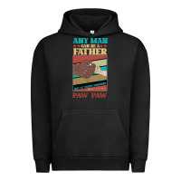 Pigment Black Any man can be a father But it take someone special to be a Pawpaw Urban Hoodie - Bettercallsaul