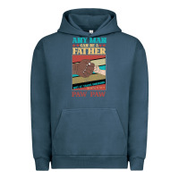 Pigment Midnight Navy Any man can be a father But it take someone special to be a Pawpaw Urban Hoodie - Bettercallsaul
