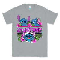 Heather Grey preview flower stitch 2nd grade Classic Tee - AdoDesignShop