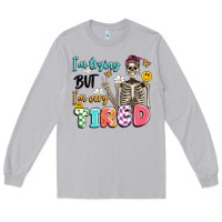Moon Dust im trying but im very tired Long Sleeve Tee - Artiststas