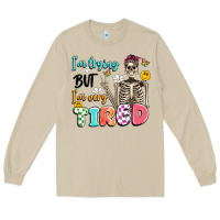 Mushroom im trying but im very tired Long Sleeve Tee - Artiststas