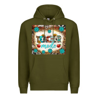 Army Green teacher mode tumbler Premium Hoodie - BundleAndBundleShop
